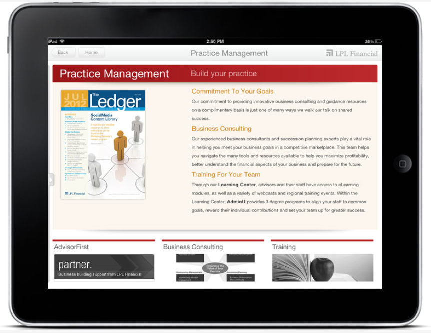 LPL iPad App case study